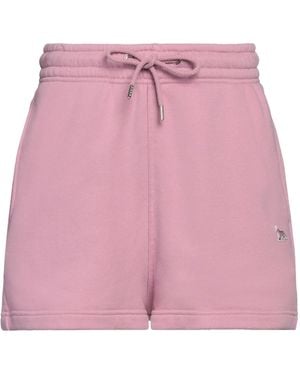Maison Kitsuné Antique Rose Shorts & Bermuda Shorts Cotton - Pink