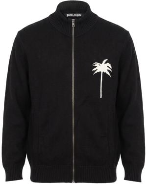 Palm Angels Strickjacke - Schwarz