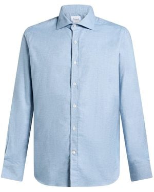 Giannetto Portofino Azure Shirt Cotton - Blue