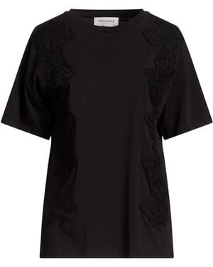 ERMANNO FIRENZE T-Shirt Cotton - Black