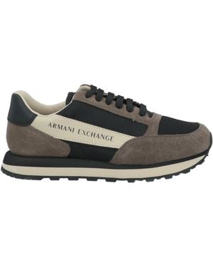 ARMANI EXCHANGE Lead Trainers Leather, Textile Fibres - Multicolour