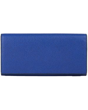 Valextra Wallet - Blue
