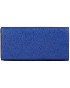 Valextra Wallet - Blue