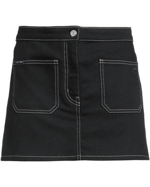 Courreges Denim Skirt Cotton, Elastane - Black