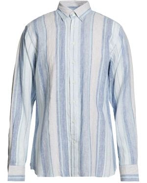 Hackett Shirt Linen - Blue