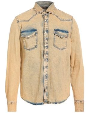 Moorer Denim Shirt Cotton - Natural