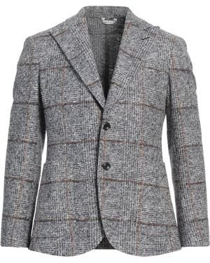 LAVIN Blazer Virgin Wool, Cotton, Polyester - Gray