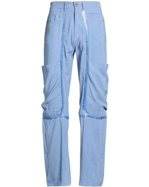 Gcds Pants Viscose, Polyester - Blue