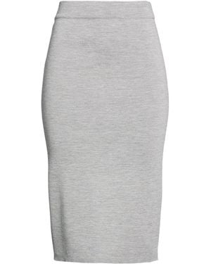 Peserico Midi Skirt Merino Wool - Grey