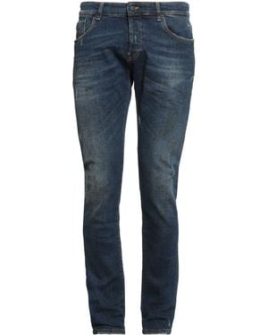 Messagerie Patrizio Piscaglia Jeans Cotton, Elastane - Blue
