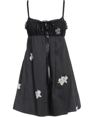 REIMAGINE PINKO x PATRICK MCDOWELL Mini Dress Cotton - Black