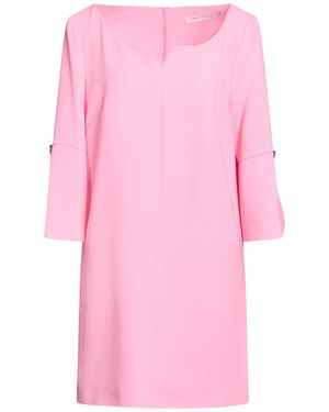 SIMONA CORSELLINI Mini Dress Polyester, Elastane - Pink