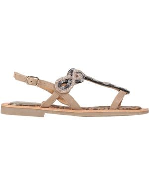CafeNoir Sandals Leather - Natural