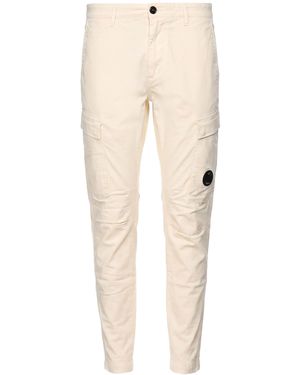 C.P. Company Trousers Cotton, Elastane - Natural