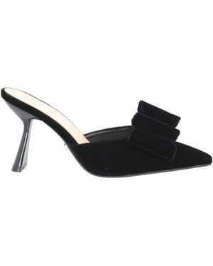 Twenty Four Haitch Mules & Clogs - Black