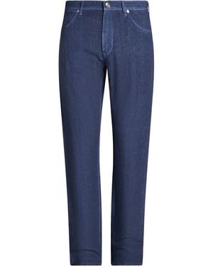 120% Lino Trouser - Blue