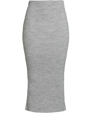 Motel Midi Skirts - Grey