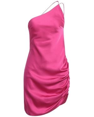 Nineminutes Fuchsia Mini Dress Polyester, Elastane - Pink
