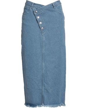 Marques'Almeida Jupe en jean - Bleu
