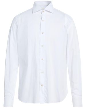 Giannetto Portofino Shirt Cotton, Polyester, Elastane - White