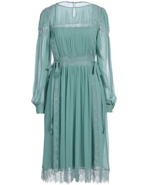 Alberta Ferretti Midi Dress Polyamide - Blue