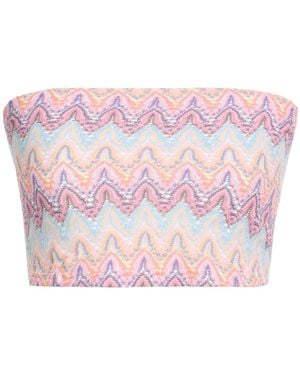 MC2 Saint Barth Top Cotton, Polyester - Pink