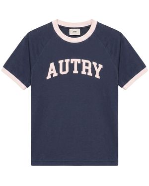 Autry Midnight T-Shirt Cotton - Blue