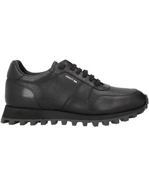 Cerruti 1881 Trainers Calfskin, Polyester - Black