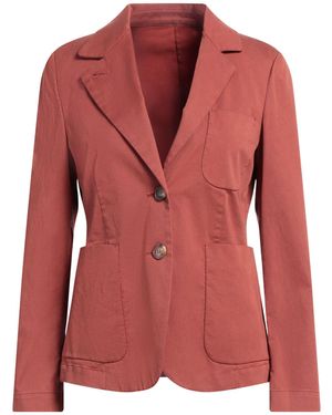 Kiltie Brick Blazer Cotton, Tencel, Elastane - Red