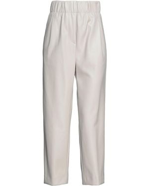Jucca Ivory Pants Polyester, Polyurethane - White