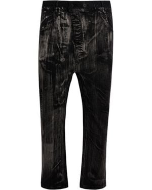 Boris Bidjan Saberi 11 Jeans Cotton, Elastane - Black