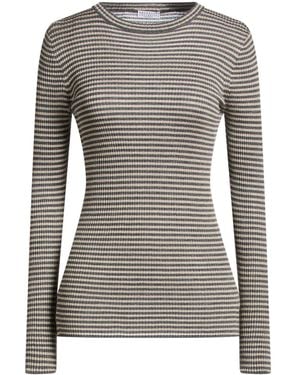 Brunello Cucinelli Sweater Virgin Wool, Cashmere - Gray