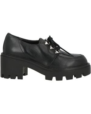 SCHUTZ SHOES Lace-Up Shoes Leather - Black