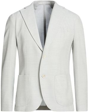 Eleventy Platinum Light Blazer Wool, Silk - White