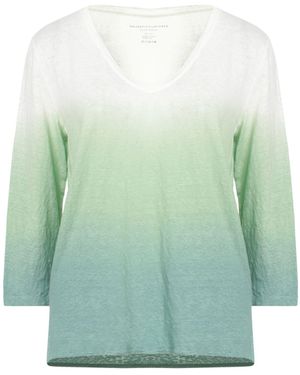 Majestic Filatures T-Shirt Cotton, Linen - Green