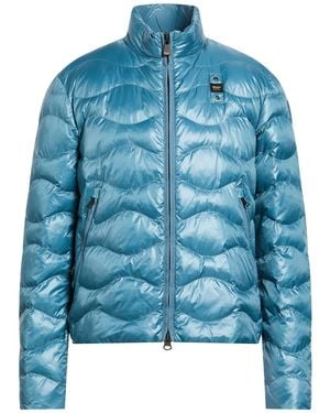 Blauer Puffer - Blue