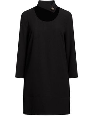 SIMONA CORSELLINI Mini Dress Polyester, Elastane - Black