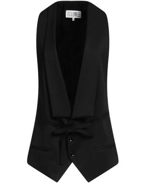 MM6 by Maison Martin Margiela Gilet De Costume - Noir