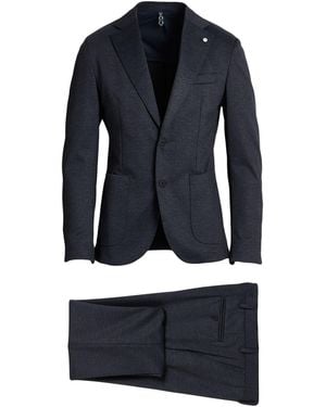 L.B.M. 1911 Suit Polyester, Viscose, Elastane - Blue