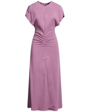 Manila Grace Mauve Maxi Dress Viscose, Elastane - Purple
