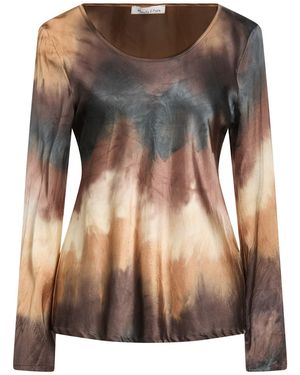 Manila Grace Top Viscose - Brown