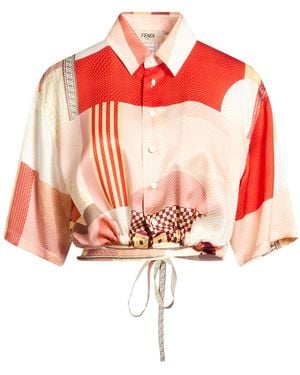 Fendi Light Shirt Silk - Pink