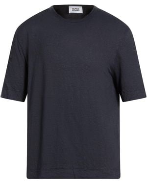 Alpha Studio T-Shirt Linen, Elastane - Blue