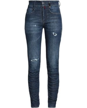 High Denim Pants - Blue