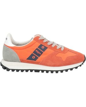 Blauer Trainers - Orange