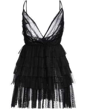 Dondup Mini Dress Polyester, Polyamide - Black