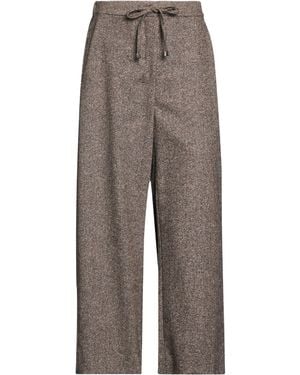 Max Mara Pants Virgin Wool, Polyamide, Silk, Elastane - Gray