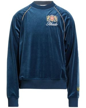 Rhude Slate Sweatshirt Polyester - Blue