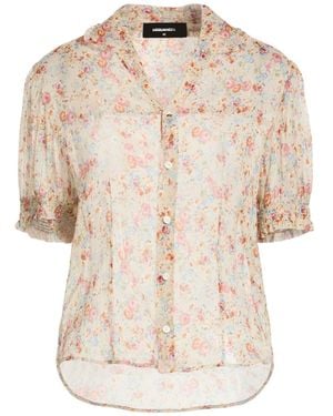 DSquared² Shirt Silk - Natural