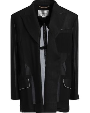 Victoria Beckham Blazer Viscose, Virgin Wool - Black